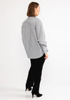Kaffe Jerrie Striped Long Sleeve Shirt, White