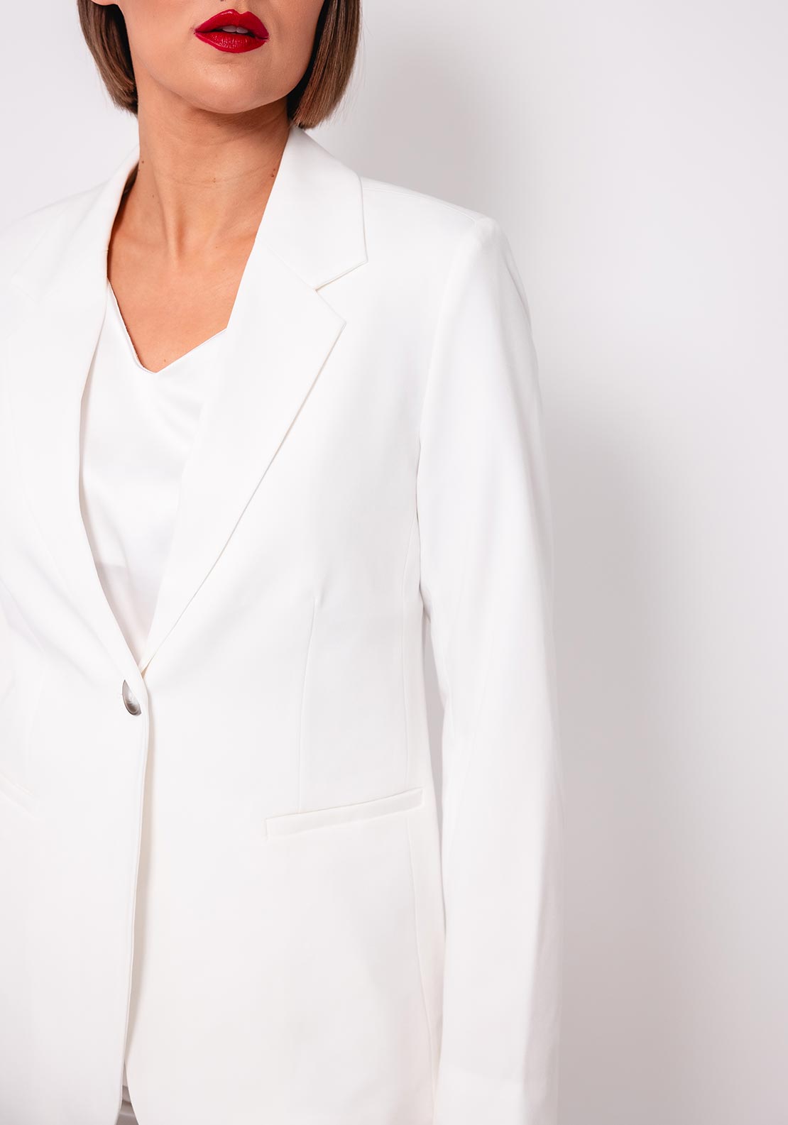 Kaffe Kasakura Blazer, Chalk White
