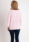 KAFFE Kamerian V-Neck Knit Pullover Jumper, Pink