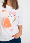Kaffe Mira Watermelon Graphic Print T-Shirt, White