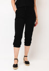 Kaffe Naya Capri Trousers, Black