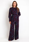 Kameya Polka Dot Wide Leg Jumpsuit, Plume