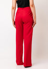 Kameya Slit Detail Wide Leg Trousers, Red