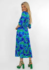 Kate & Pippa Audrey Printed Maxi Dress, Blue