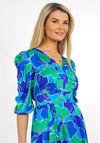 Kate & Pippa Audrey Printed Maxi Dress, Blue