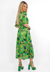 Kate & Pippa Audrey Printed Maxi Dress, Green