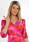Kate & Pippa Audrey Printed Maxi Dress, Pink