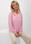 Kate and Pippa Heidi Chiffon Blouse, Light Pink