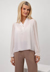 Kate and Pippa Heidi Chiffon Blouse, White