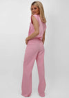 Kate and Pippa Palermo Wide Leg Trousers, Pink