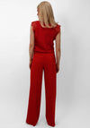Kate and Pippa Palermo Wide Leg Trousers, Red
