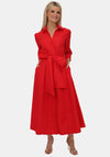 Kate and Pippa Victoria Shirt Dress, Red