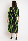 Kate & Pippa Streasa Print Maxi Dress, Black & Green