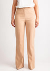 Kate & Pippa Palermo Wide Leg Trousers, Taupe