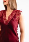 Kate & Pippa Lauren Lace Cami Top, Wine