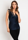 Kate & Pippa Lulu Lace Cami Top, Navy