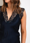 Kate & Pippa Lulu Lace Cami Top, Navy