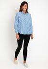 Kate & Pippa Oxford Striped Shirt, Navy