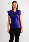 Kate & Pippa Suzy Satin Top, Purple