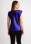 Kate & Pippa Suzy Satin Top, Purple