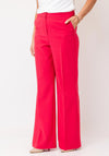 Kate & Pippa Palermo Wide Leg Trousers, Coral Pink