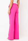 Kate & Pippa Palermo Wide Leg Trousers, Fuchsia Pink