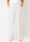 Kate & Pippa Palermo Wide Leg Trousers, Cream