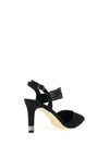 Kate Appleby Wishaw Shimmering Multi Strap Heeled Shoes, Schwarz Sparkle