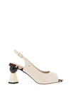 Kate Appleby Keyston Geo High Heeled Shoes, Off White