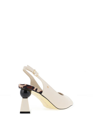 Kate Appleby Keyston Geo High Heeled Shoes, Off White