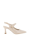 Kate Appleby Parciau Patent Heeled Shoes, Almond