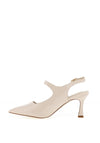 Kate Appleby Parciau Patent Heeled Shoes, Almond