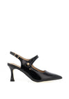 Kate Appleby Parciau Patent Heeled Shoes, Black