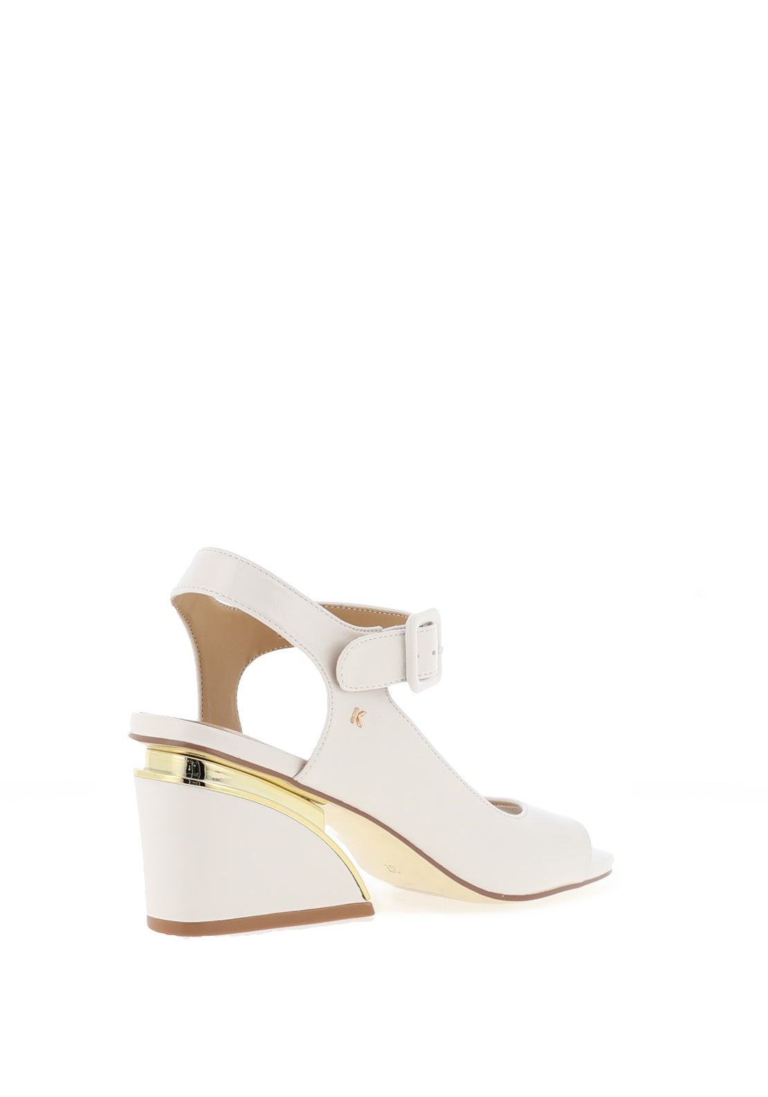 Kate Appleby Yaxley Dome Heel Sandals, Cotton