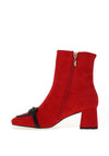 Kate Appleby Aberdoux Heeled Boots, Poppy Red