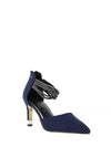 Kate Appleby Appledore Shimmering Multi Strap Heeled Shoes, Sapphire Sparkle