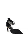 Kate Appleby Appledore Shimmering Multi Strap Heeled Shoes, Schwarz Sparkle