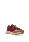 Kate Appleby Berk Animal Print Trainers, Wine Multi
