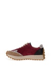 Kate Appleby Berk Animal Print Trainers, Wine Multi