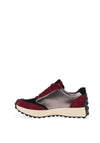 Kate Appleby Berk Lace Up Lug Trainer, Wine