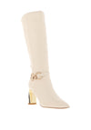 Kate Appleby Brompton Knee High Boot, Cream