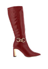 Kate Appleby Brompton Knee High Boot, Red