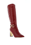 Kate Appleby Brompton Knee High Boot, Red