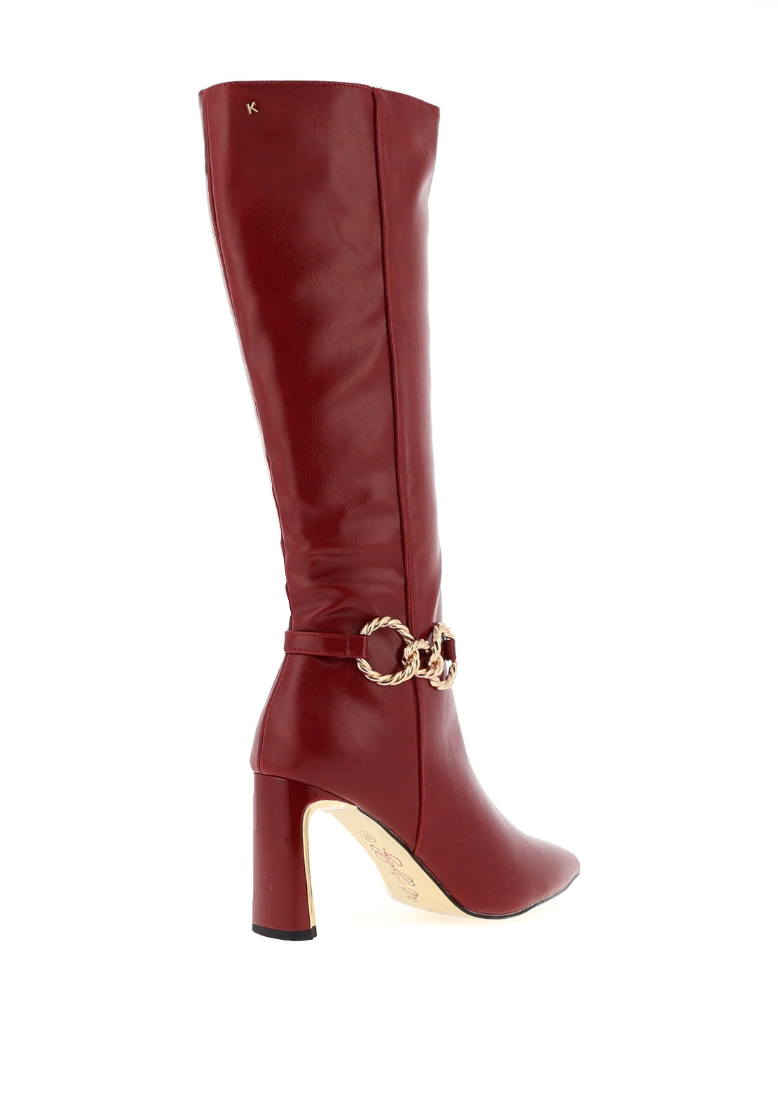 Kate Appleby Brompton Knee High Boot, Red