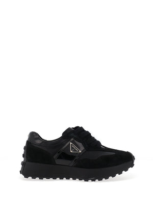 Kate Appleby Caithness Lace Up Lug Sole Trainers, Black