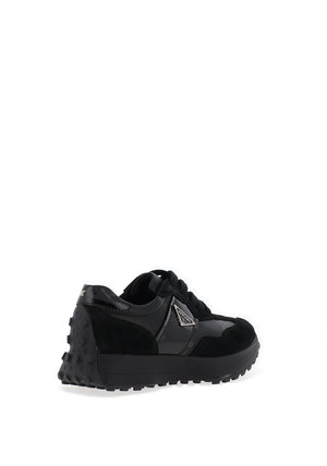Kate Appleby Caithness Lace Up Lug Sole Trainers, Black