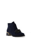 Kate Appleby Callington Beaded Heeled Ankle Boots, Navy