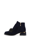 Kate Appleby Callington Beaded Heeled Ankle Boots, Navy