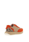Kate Appleby Chatham Chunky Colour Block Trainers, Mango Leopard