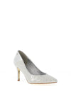 Kate Appleby Colne Pointed Toe Court Shoes, Chrome Marble